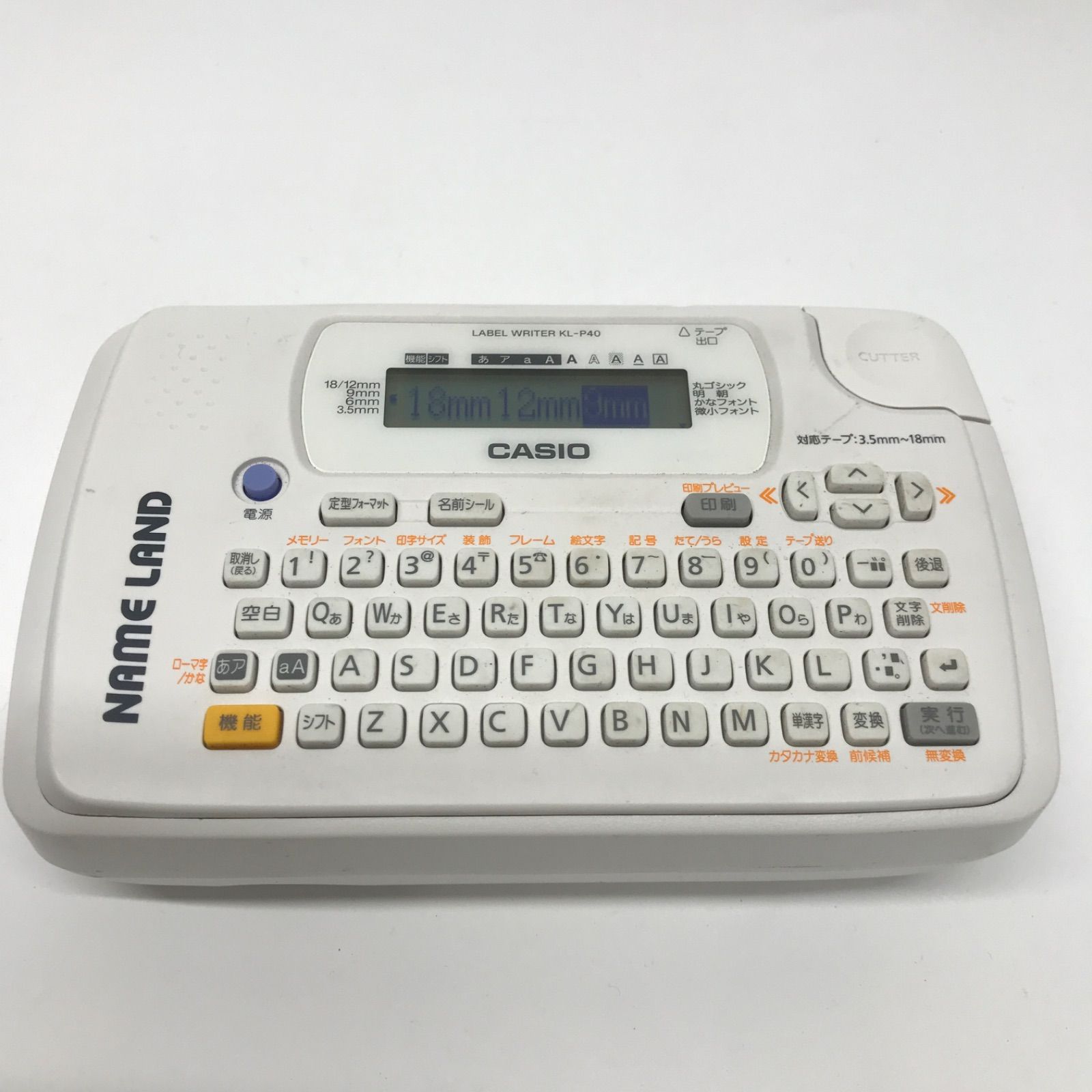 CASIO NAME LAND KL-P40 LABEL WRITER カシオ ネームランド ラベル