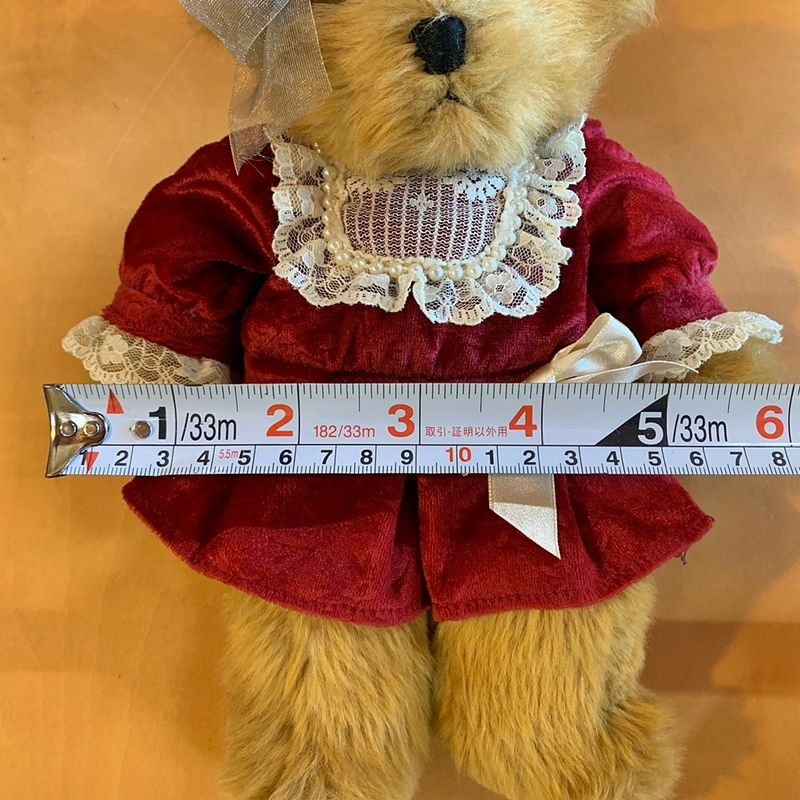 ビンテージ　アンティークレトロ　テディベア　ぬいぐるみ Amazon.co.jp: *アンティーク* テディベア くまのぬいぐるみ