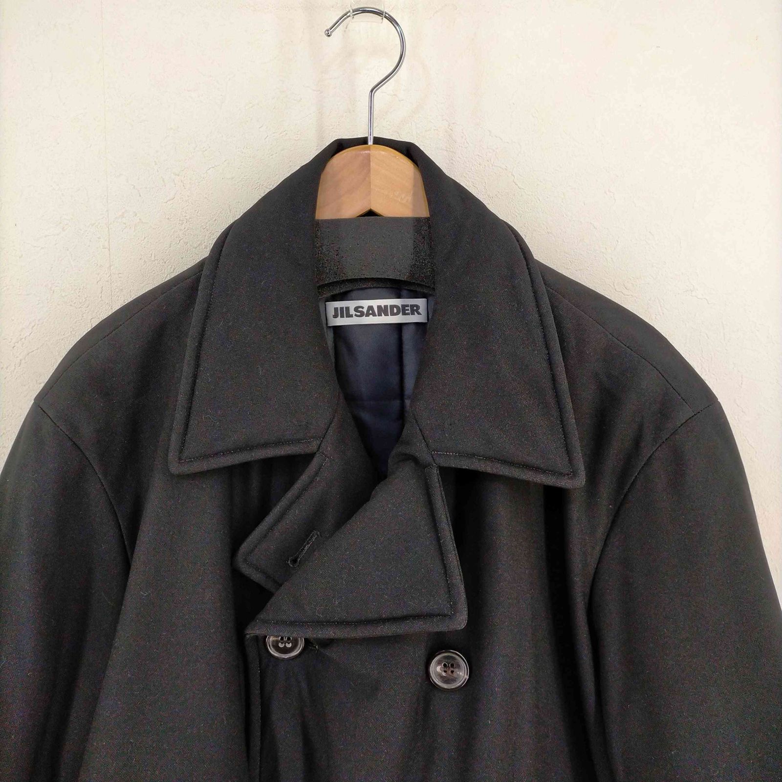 ジルサンダー JILSANDER 本人期 ミドル丈 中綿 ダブルコート メンズ UK 