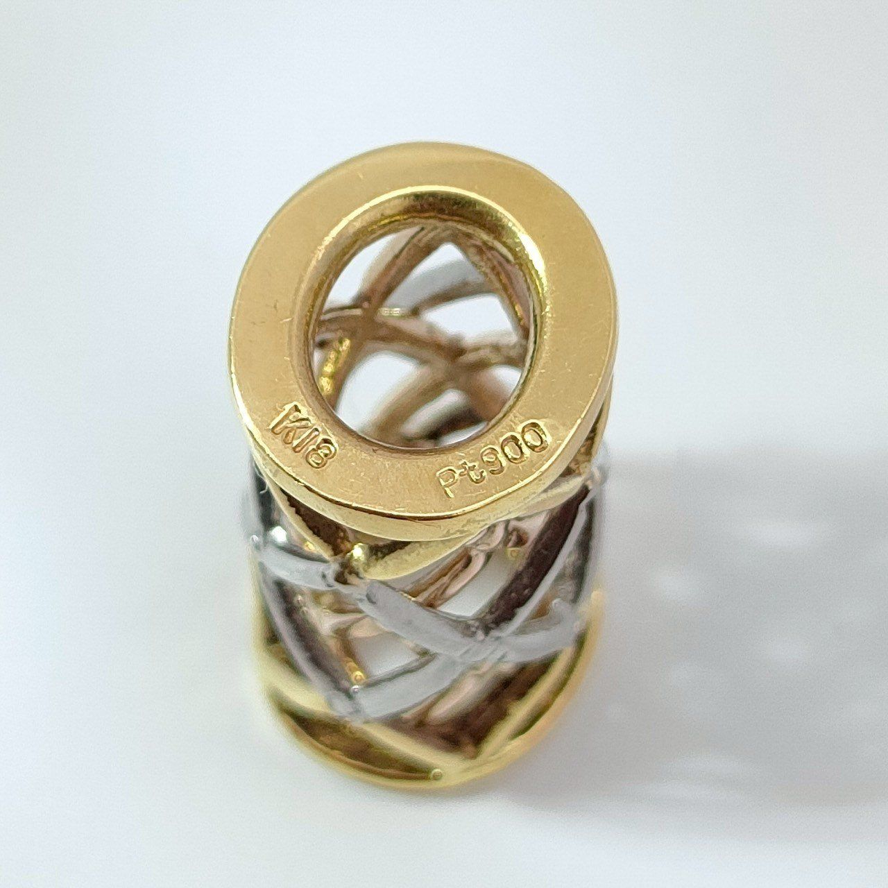 agete K10クリソベリルキャッツアイ チャーム ageteK10 クリソベリル キャッツアイ チャーム