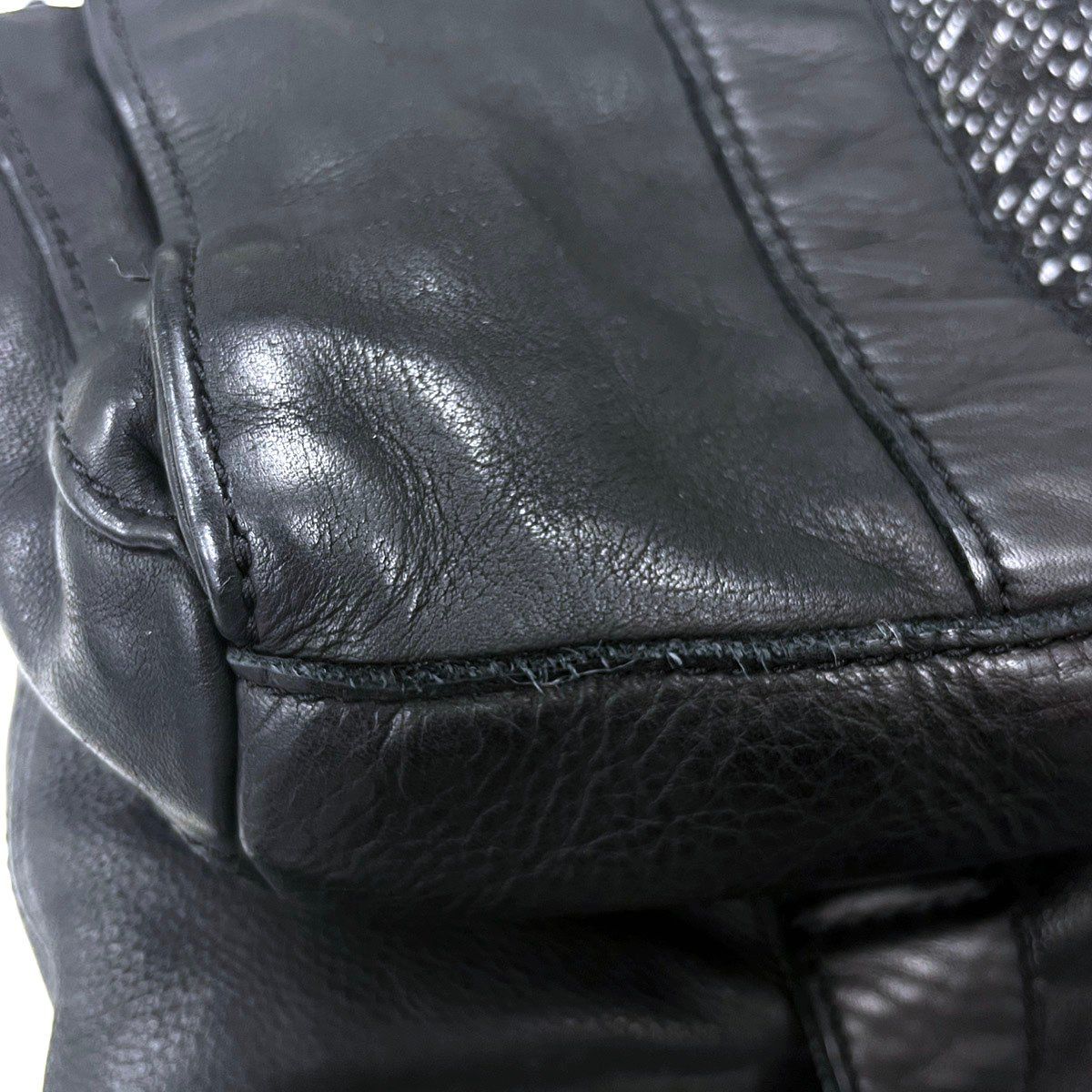 ALLSAINTS オールセインツ レザートートバッグ ブラック - メルカリ