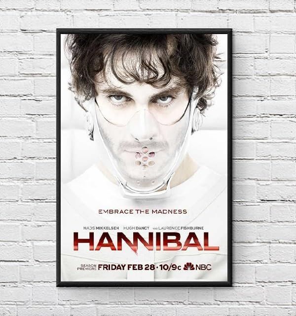 フレーム付-黒-】 映画ポスター ハンニバル シーズン2 ヒューダンシー HANNIBAL A3サイズ US版 mi1 - メルカリ