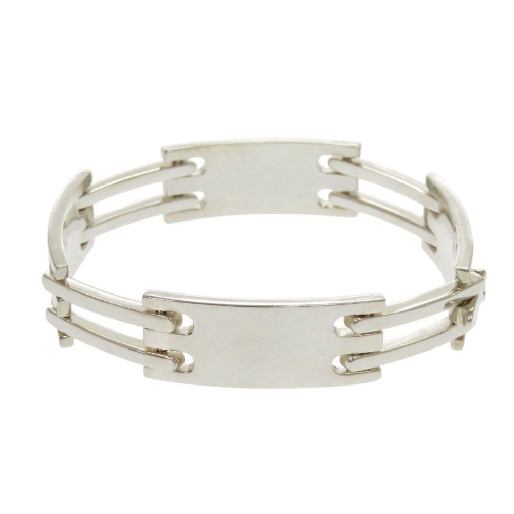 グッチ ロゴ プレート シルバー925 ブレスレット 0516 GUCCI