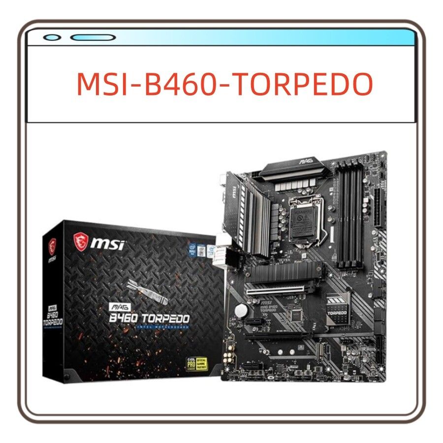 MSI MAG B460 TPEDO マザーボード Intel B460 LGA1200 4×DDR4 ATX 2×M.2 HDMI