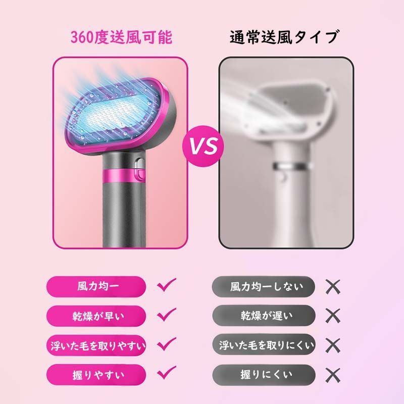 美品　L.L.Bean “BOAT AND TOTE” ラージ ペットブラシ 毛 取り 猫 犬 両用 多機能 片手操作 低騒音 大