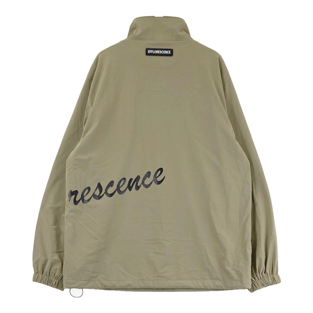サイズ L EFFLORESCENCE エフロレッセンス 裏メッシュハーフジップ長袖ブルゾン ベージュ系 240101534223 ゴルフウェア メンズ ストスト