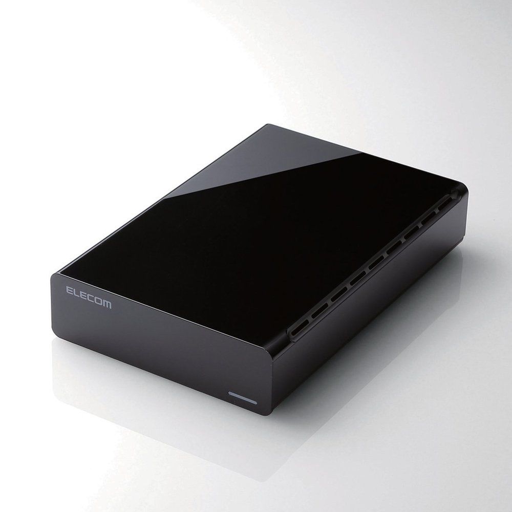 エレコム 外付けハードディスク 1TB USB3.0対応 ブラック ELD-CED010UBK 