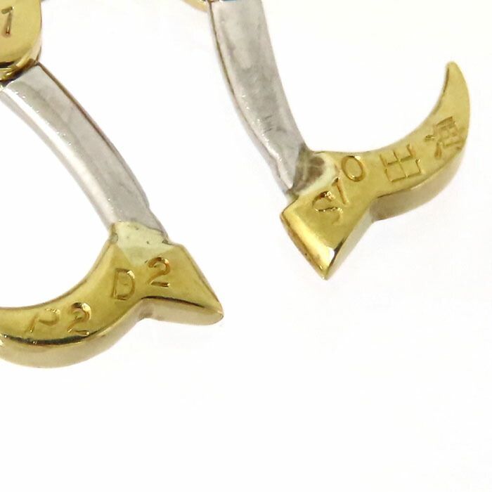シルバー925] 12mm丸玉用ペンダントトップ枠（クロス）5 金具