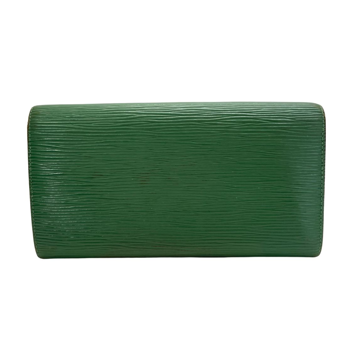 LOUIS VUITTON 長財布 エピ ポルトフォイユサラ グリーン　緑　D6 2094 LOUIS VUITTON ルイヴィトン エピ グリーン 長財布