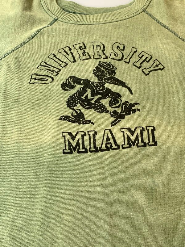  品 VINTAGE 60 S ” MIAMI RAGLAN スウェット ショートスリーブ カラー グリーン メンズ 146 250428 AS 71 min その他 メンズ