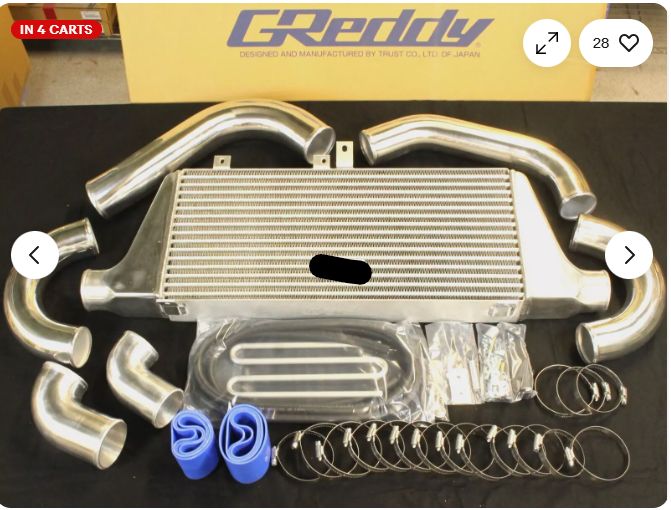 TRUST GReddy SPEC-LSインタークーラーキット ARISTO GS300 JZS161 2JZGTE AT