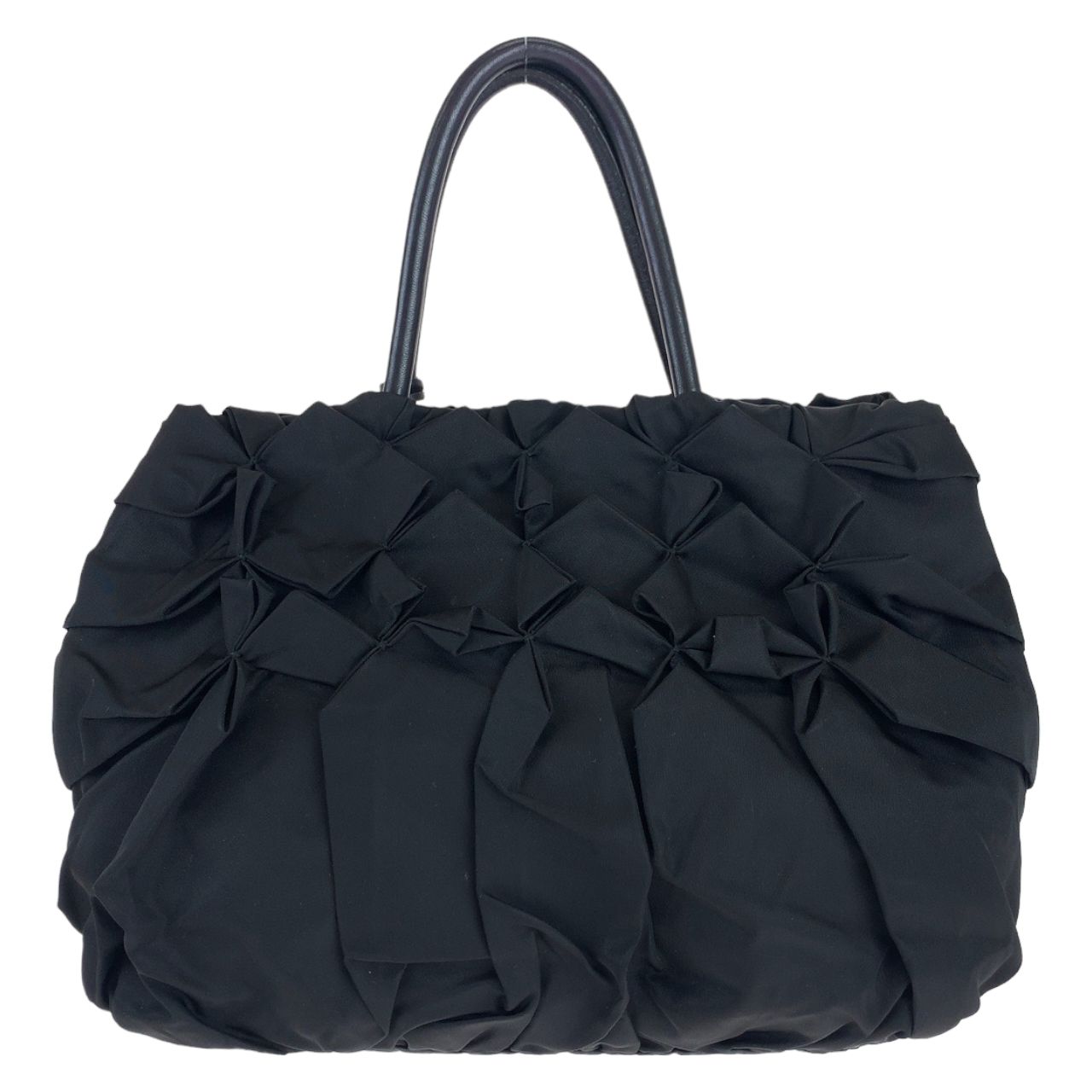 美品 PRADA プラダ テスート ネロ ブラック 黒 ナイロン ハンドバッグ 