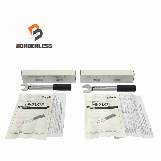 ♥品 2本セット Asada アサダ トルクレンチ 17mm 18Nm XP711 22mm 42Nm XP713