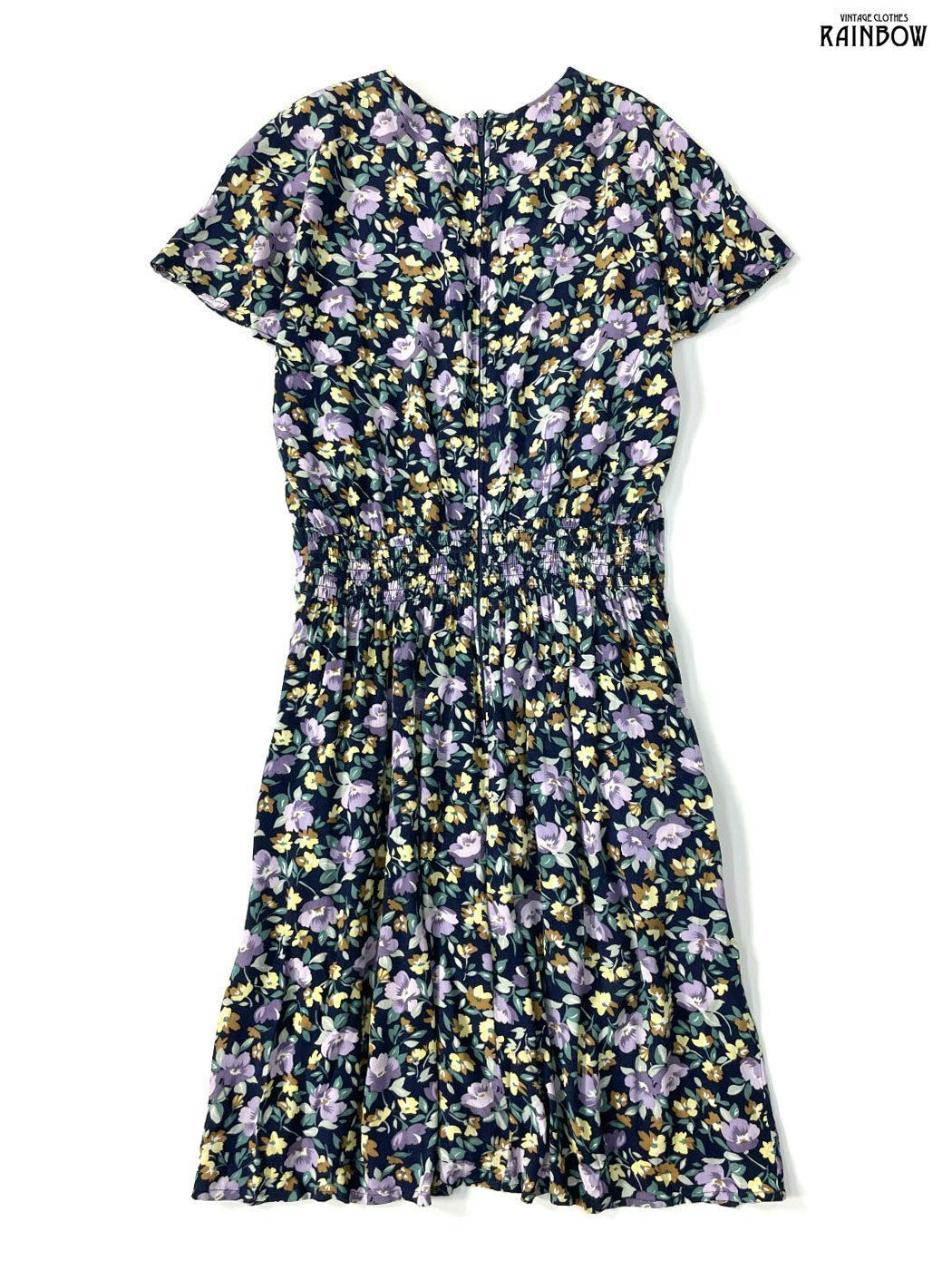꧁༄ カリンスティーブンス Karin stevens ストレッチワンピース 古着 Karin stevens カリンスティーブンス 花柄 レーヨン ロング