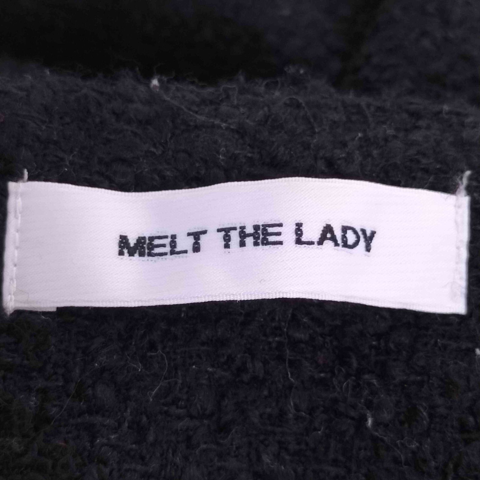 melt the lady  ディープスリットツイード セット販売 bubbles ツイードジャケットセットアップ （Bubbles - MELT THE