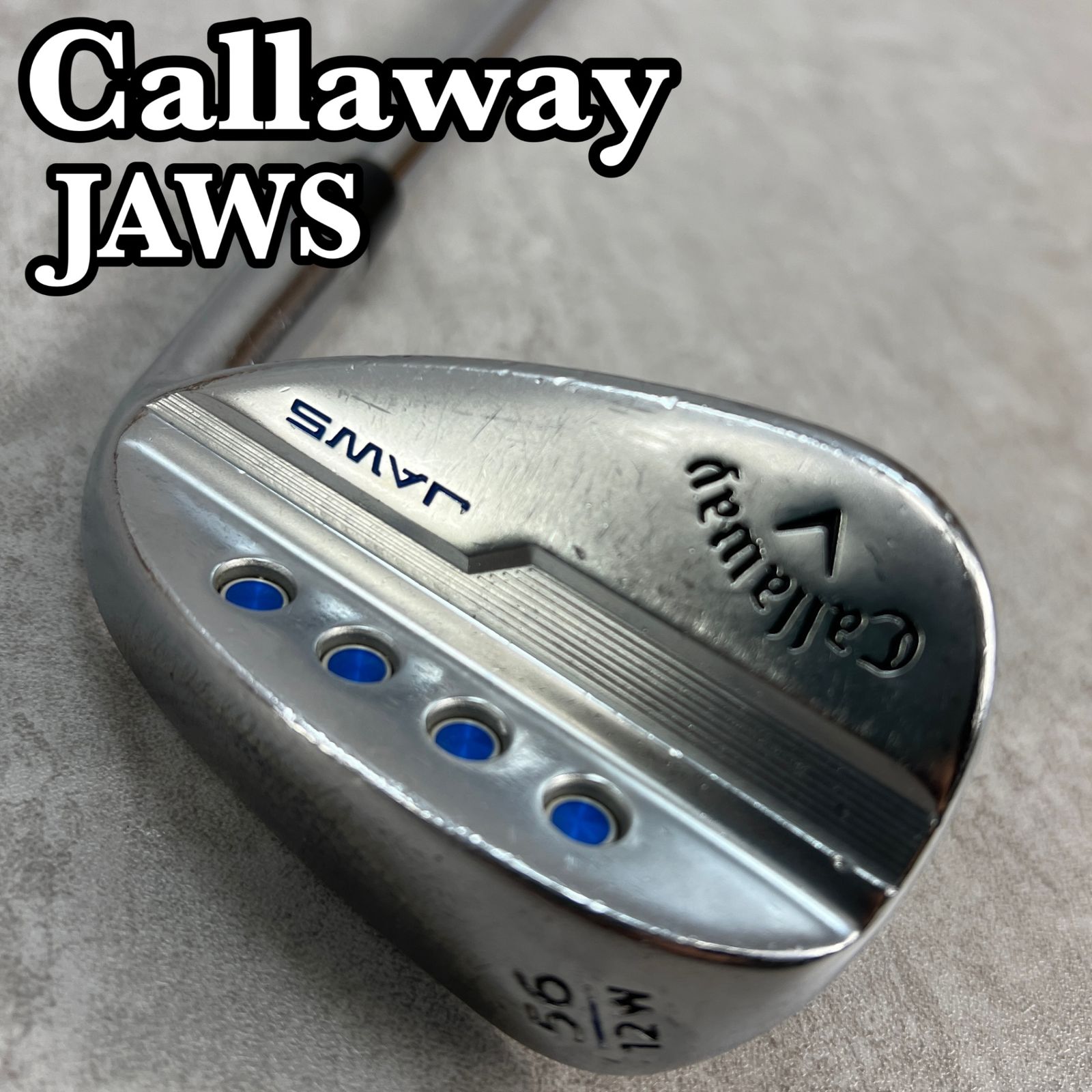 Callaway キャロウェイ JAWS ジョーズ メンズウェッジ AP アプローチウェッジ 56° スチール S 右利き用 35.25インチ  448g - メルカリ