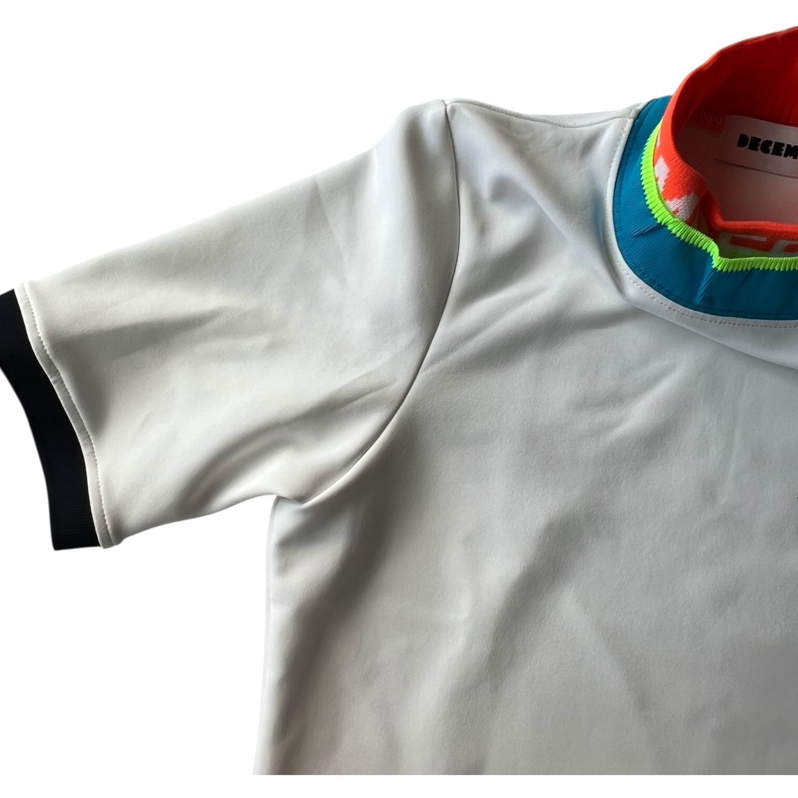 B058 DECEMBERMAY ディセンバーメイ シャツ 半袖 ホワイト スポーツ