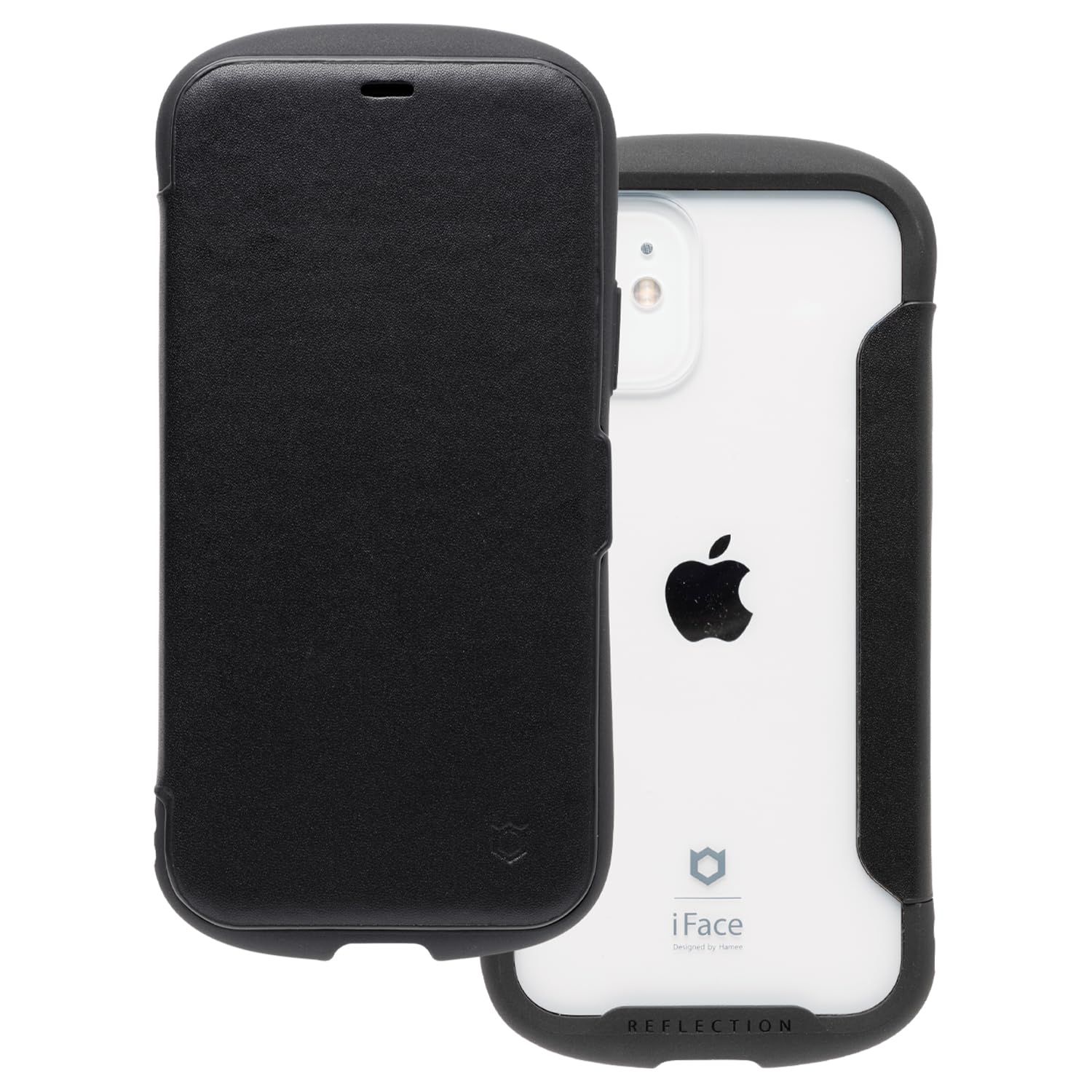 iFace Reflection iPhone 12/12 Pro ケース 手帳型 クリアケース