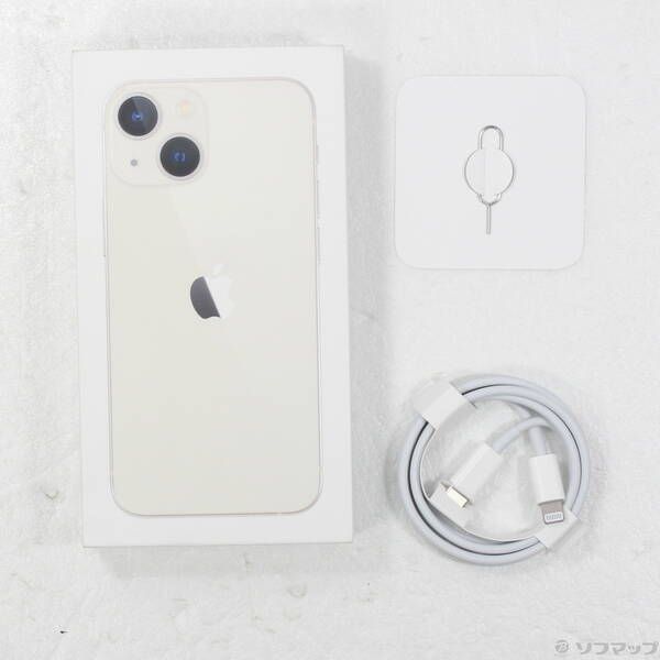 中古品〕 iPhone13 mini 512GB スターライト MLJR3J／A SIM