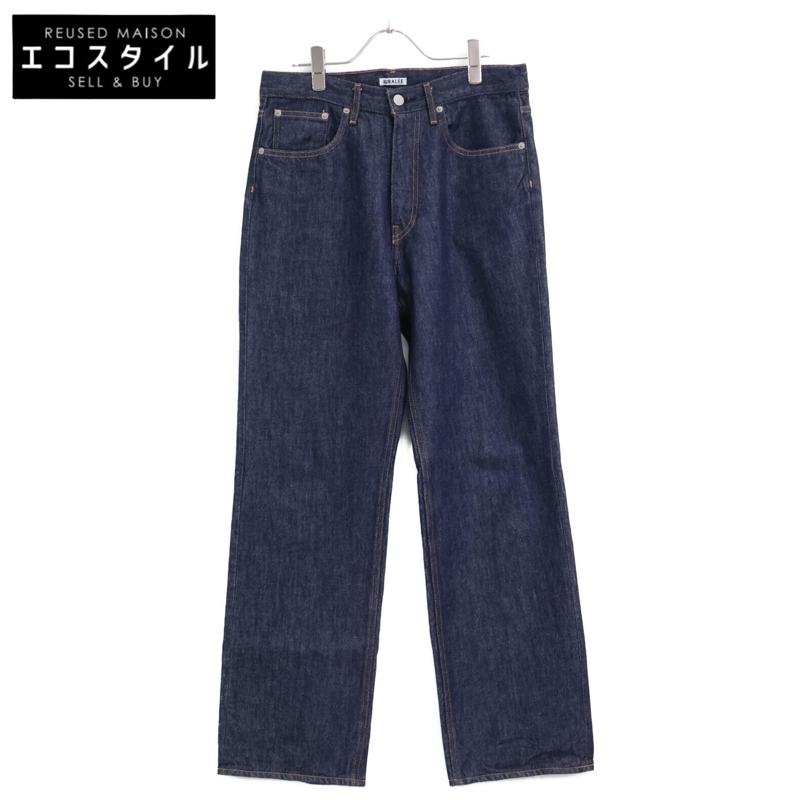 AURALEE オーラリー A00P01DM HARD TWIST DENIM 5P PANTS デニム 30
