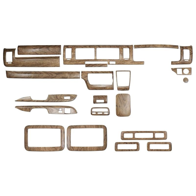 在庫 TRISTAR S ハイエース 200系 4型 5型 6型 7型 ワイドボディ スーパーGL用 インテリアパネル リアエアコンパネル 21P ナチュラルウッド調 0