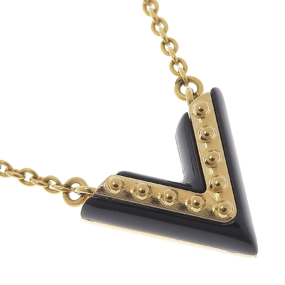 LOUIS VUITTON】ルイ・ヴィトン エセンシャルV M63181 金メッキ 黒