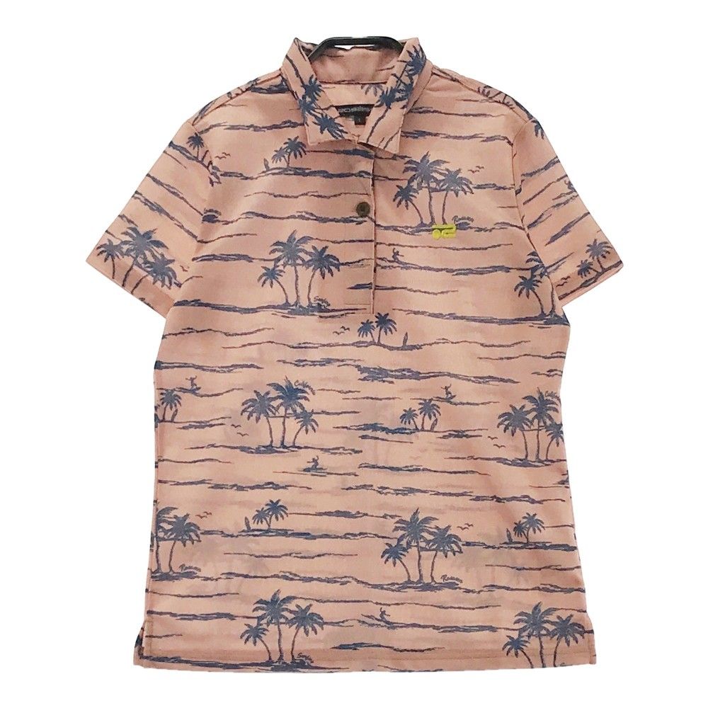 Rosasenセット サイズ：L ROSASEN ロサーセン 半袖ポロシャツ 総柄 ピンク系