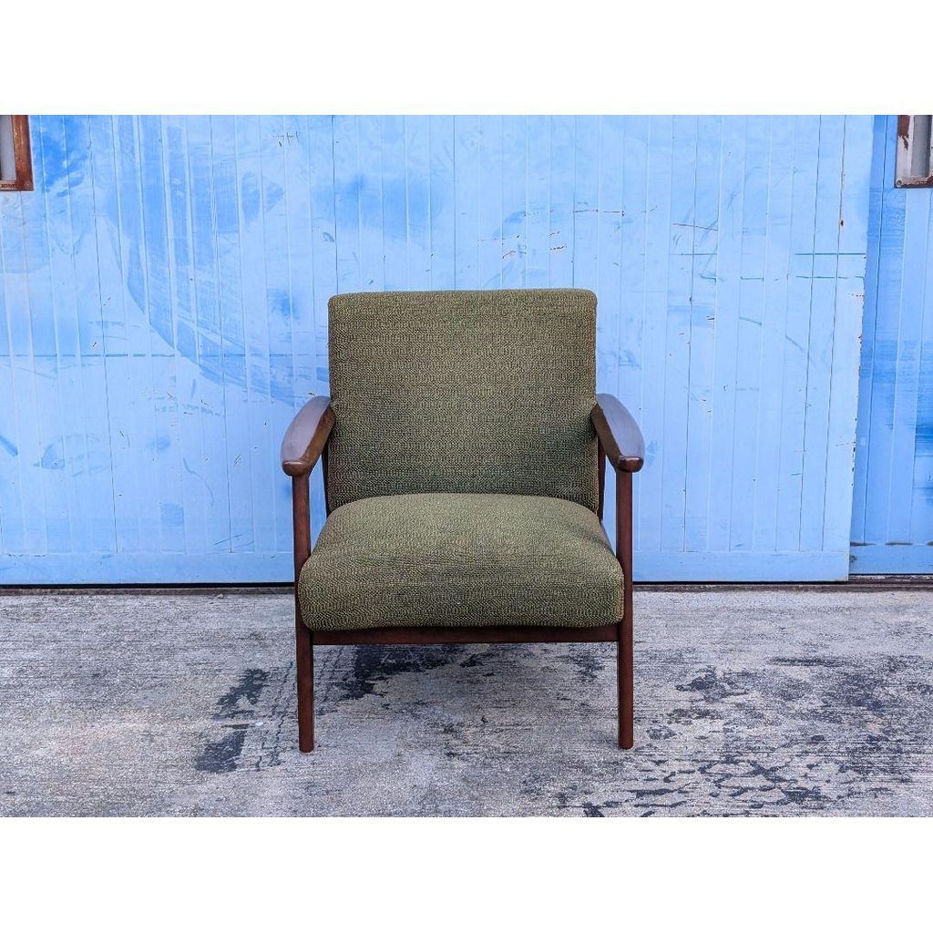 超希少 カリモク kairmoku Kチェア グリーン オールド IZZ ②