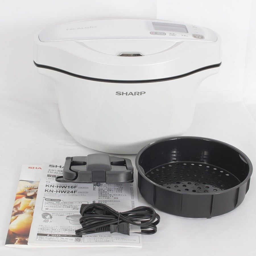 ホットクック ヘルシオ SHARP KN-HW24F-W WHITE 遠かっ 美品 ヘルシオ