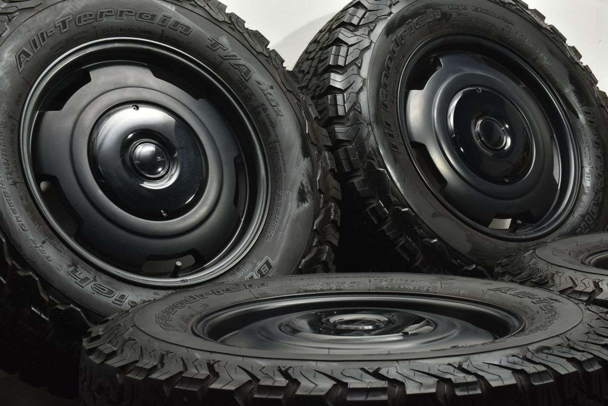 ディッシュホイール COLLECTIVE LINE Bitter コレクティブライン ビター 17in 7.5J 40 PCD127 BFグッドリッチ T A KO2 LT245 75R17