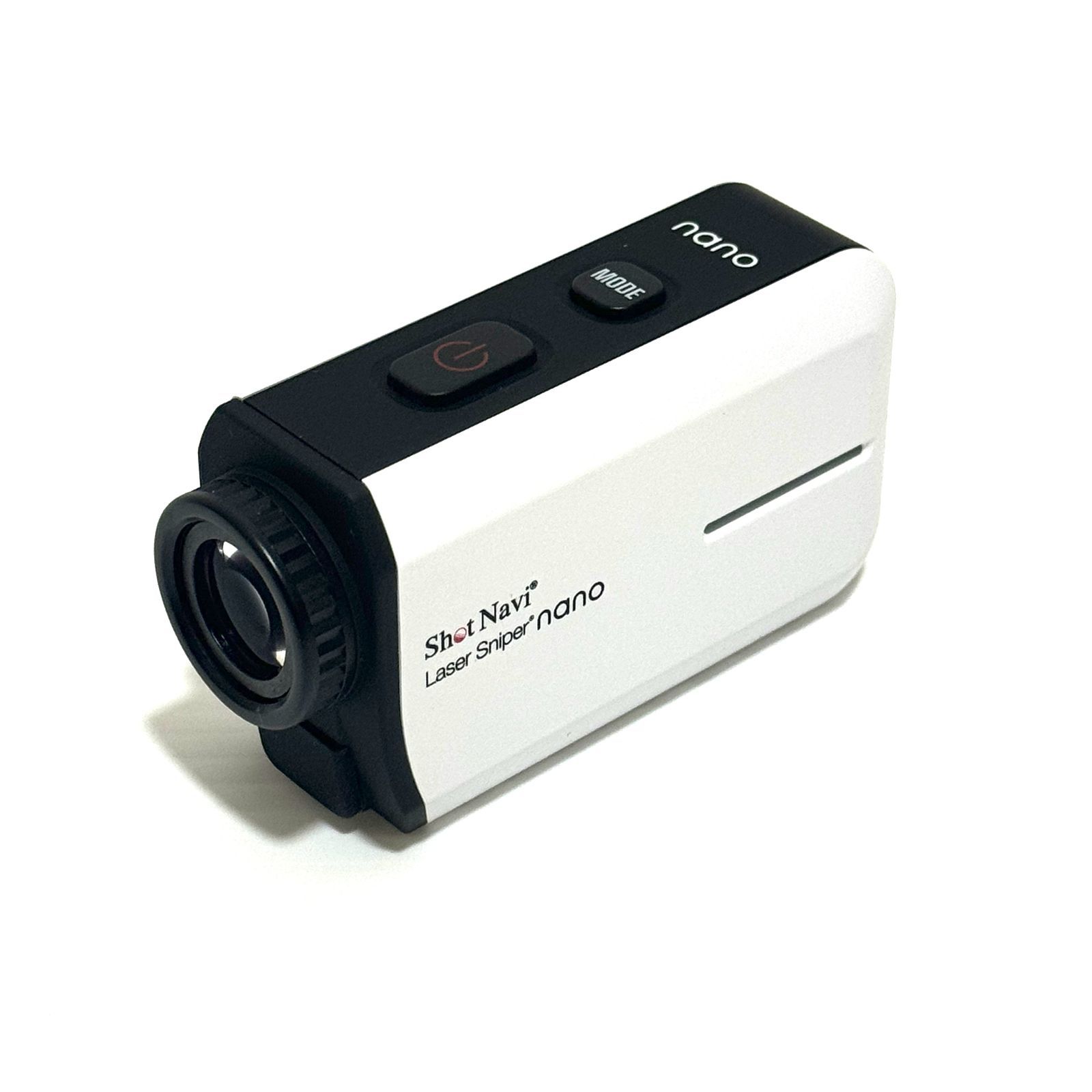 美品】ShotNavi Laser Sniper nano WH ホワイトレーザー距離計 