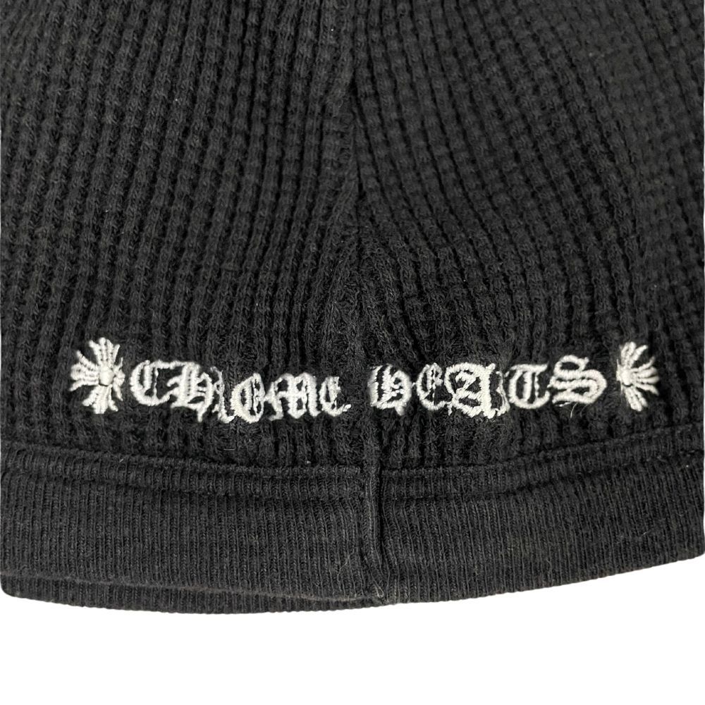 未使用 クロムハーツ クロス サーマル ビーニー ニット キャップ レシート付き CHROME HEARTS クロムハーツ（原本無） CHクロス刺繍 サーマル