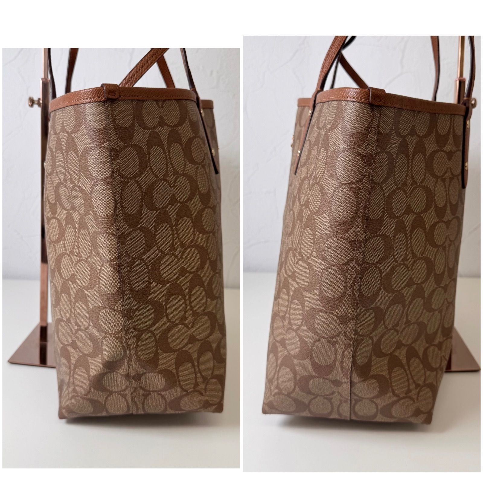 10％クーポン】✨Aランク COACH コーチ トートバッグ