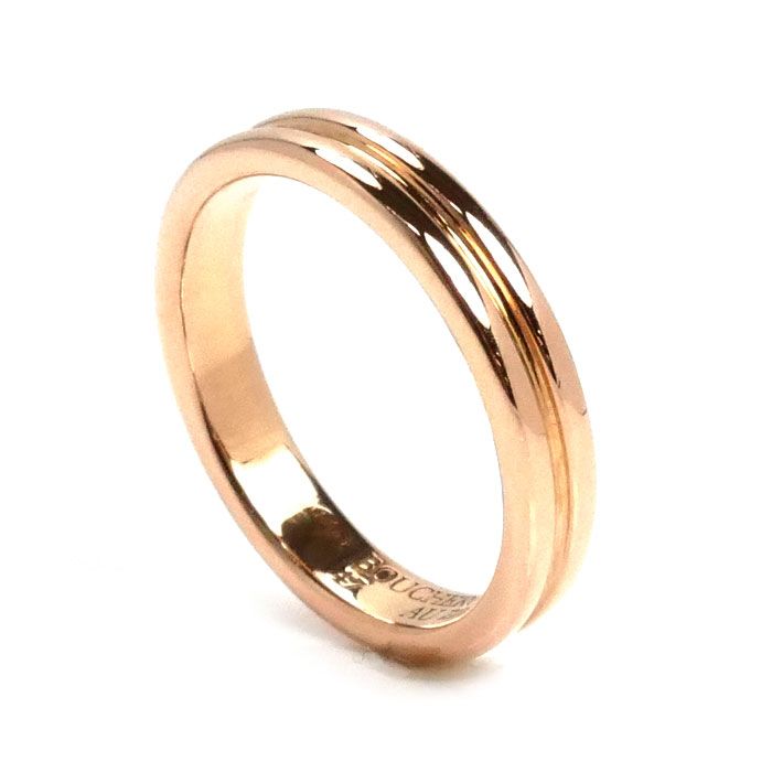 Boucheron ブシュロン K18PG ピンクゴールド ゴドロン リング