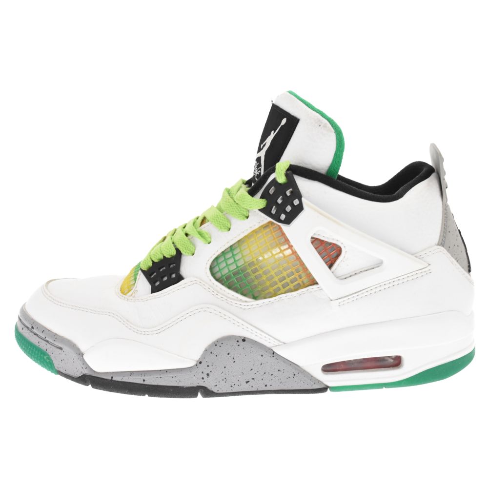 NIKE (ナイキ) WMNS AIR JORDAN 4 RETRO LUCID GREEN AQ9129-100