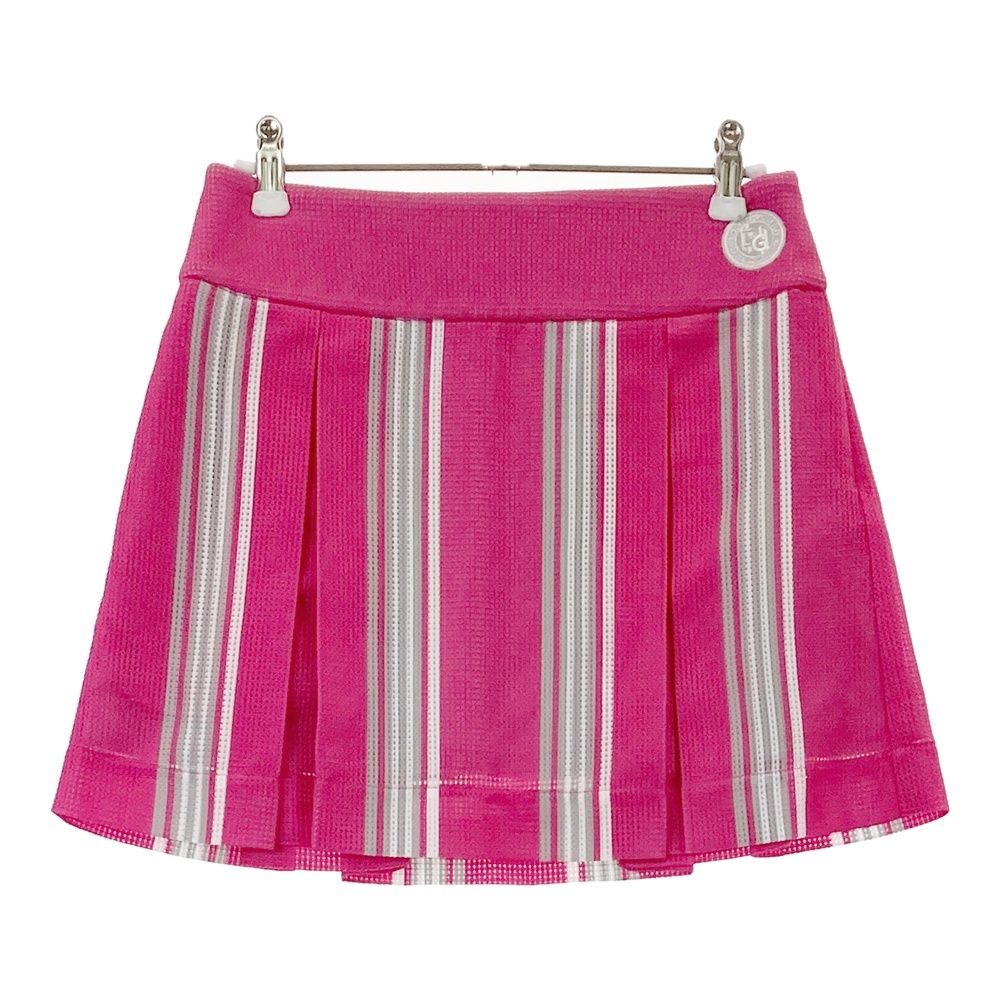 サイズ 00 PEARLY GATES パーリーゲイツ 2025年 メッシュスカート ピンク系 240101455577 ゴルフウェア レディース ストスト