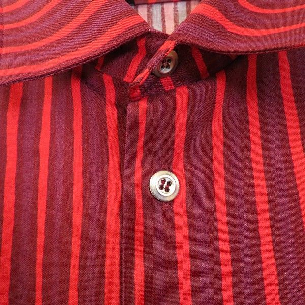 a マリメッコ marimekko ヨカポイカ Jokapoika シャツ ブラウス S 赤