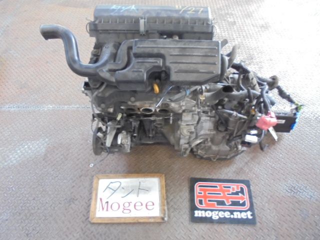 1FL1510 BM ダイハツ タント L375S 前期型 カスタムX LTD エンジン本体 ミッションセット 2WD ノンターボ B122409KF
