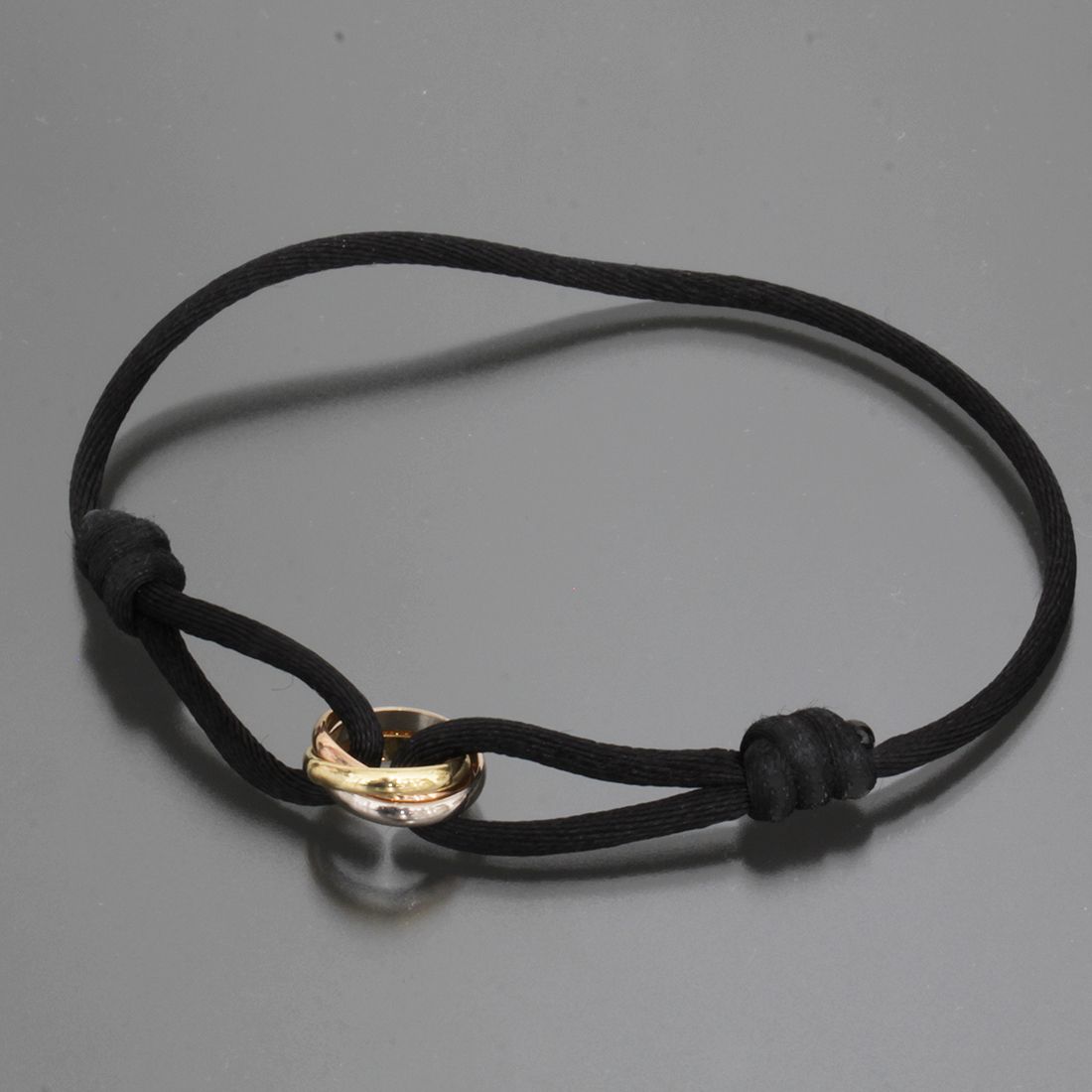 カルティエ ベビートリニティ ブレスレット K18 コットンコード E1570 カルティエ ベビートリニティ ブレスレット K18 コットンコード E1570