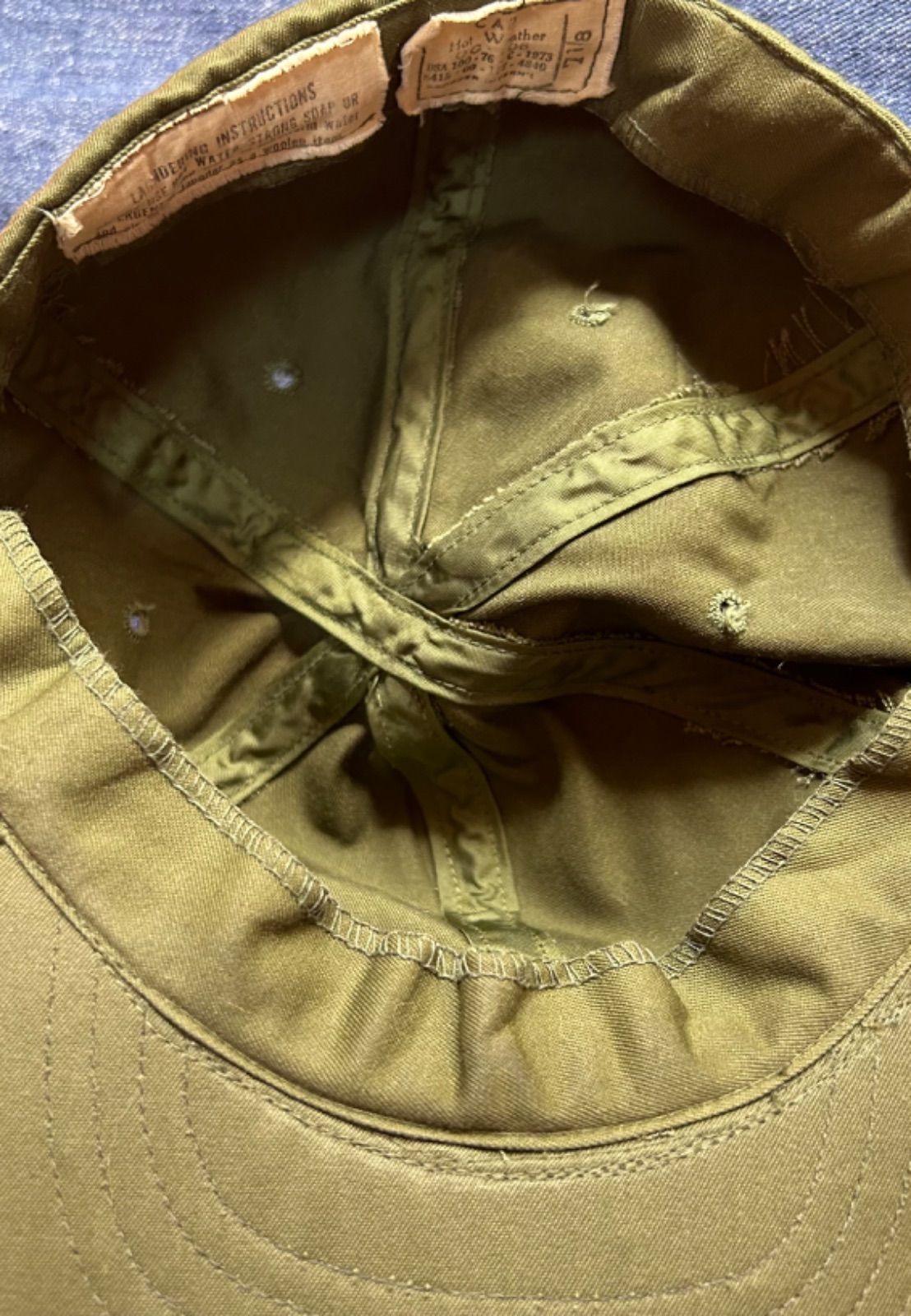 vintage U.S ARMY 陸軍 OG-106 HOTWEATHER FIELD CAPフィールド