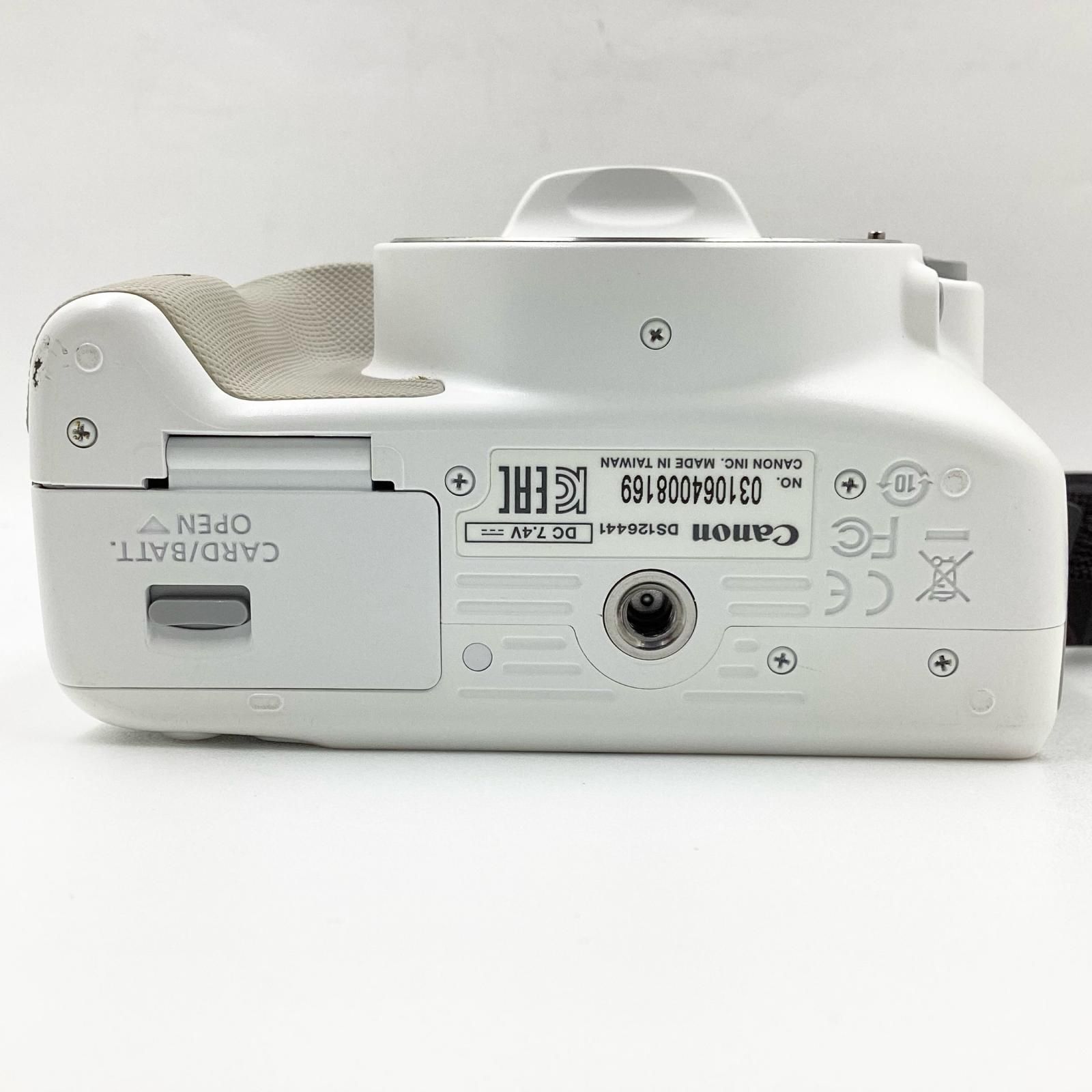 全額返金保証】【最速発送】Canon デジタル一眼 EOS Kiss X7 ボディ ホワイト 動作確認済 シャッター1739回 - メルカリ