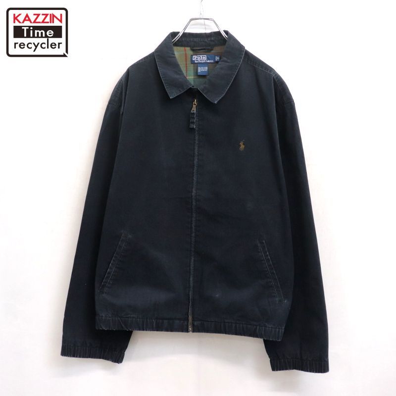 90s vintage RALPH LAUREN 裏地ネル スイングトップ メンズ 表記XLサイズ