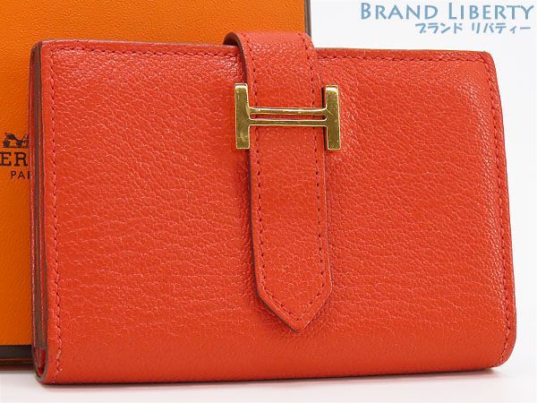 美品】エルメス HERMES ベアン ミニ コインケース コインパース 小銭 ...