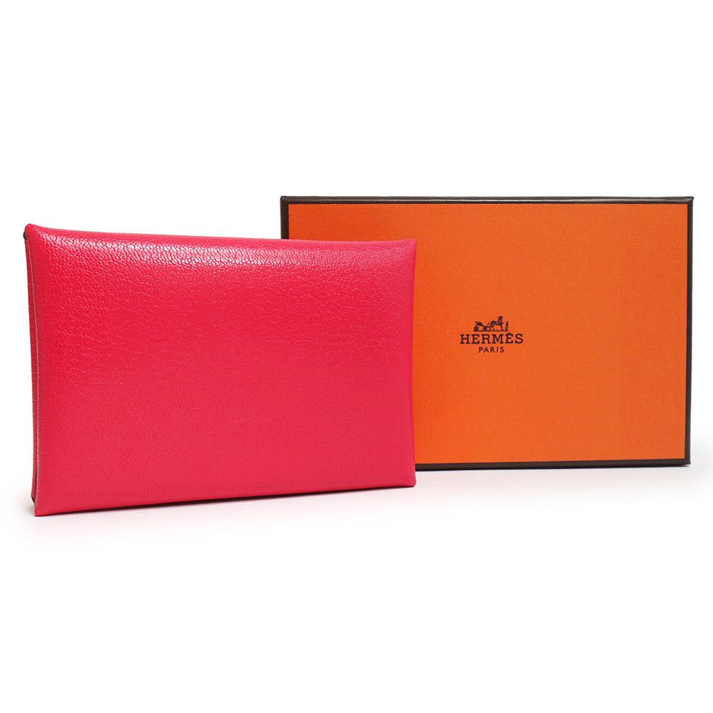 エルメス カルヴィ デュオ コンパクト カードケース パスケース 名刺  