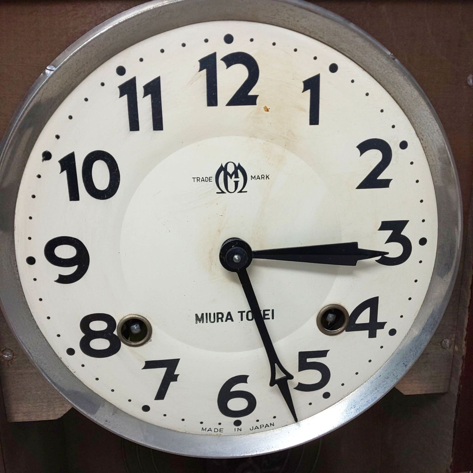 1292 MIURA TOKEI 昭和レトロ 掛け時計 アンティーク ゼンマイ振り子時計 時計 現状品 NEXPOTALLINN_EU