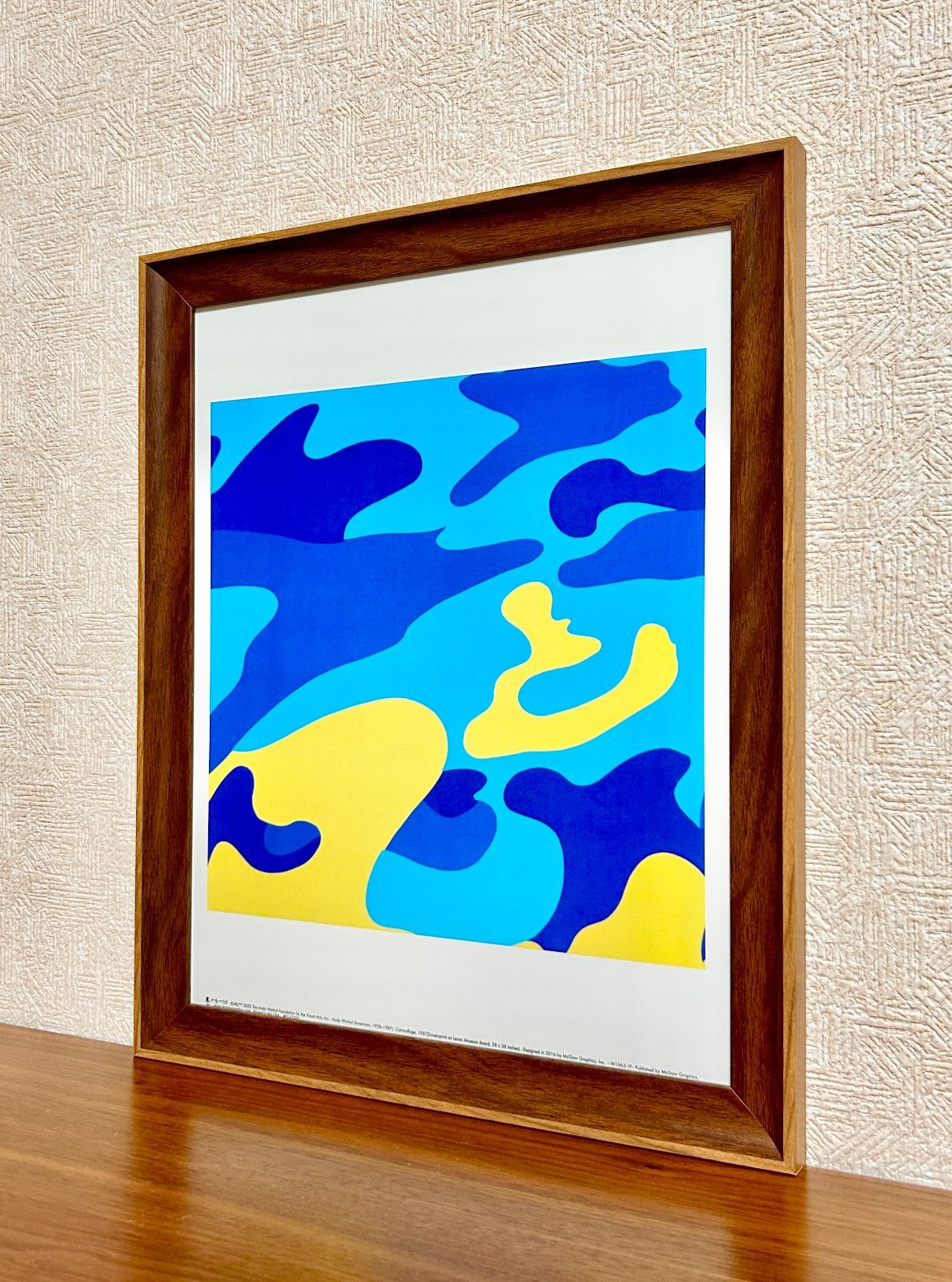 新品☆額縁付アートポスター(BRUCE MCGAW GRAPHICS)☆アンディ
