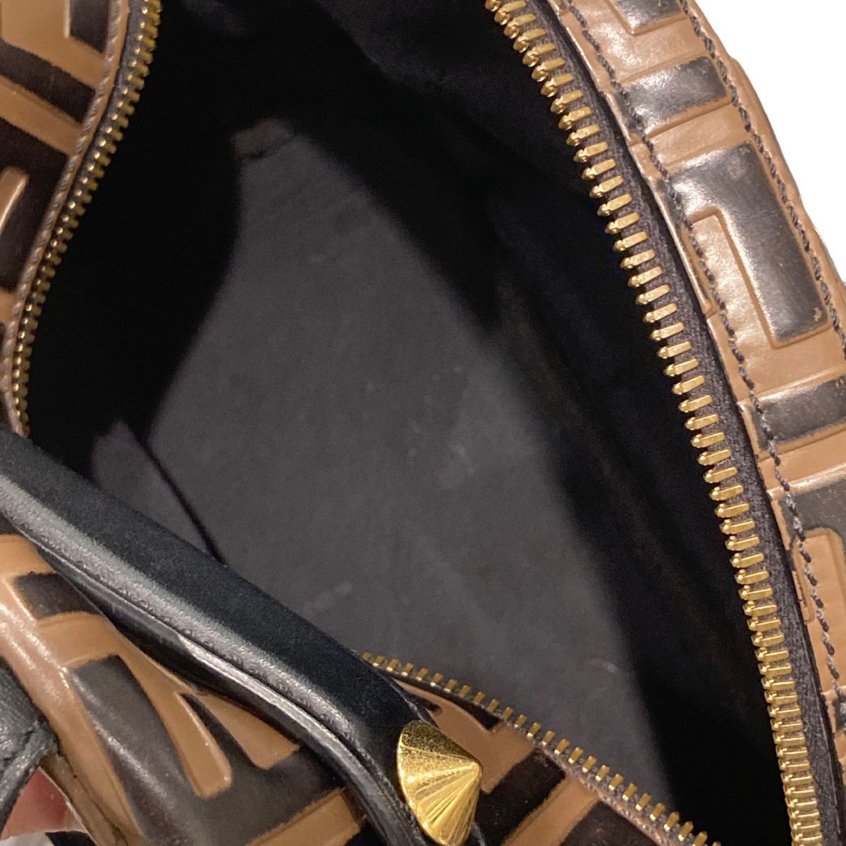 中古】 Fendi フェンディ FFロゴ バックパック リュック ズッカ 8BZ038 