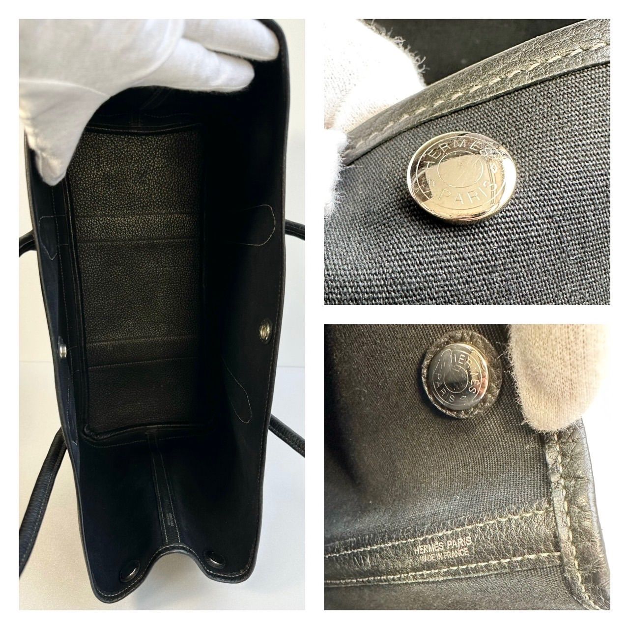 高い信頼 厚い信頼 Hermes エルメス ガーデンパーティーPM M刻印 2009年製品 S金具 ジャケット・アウター