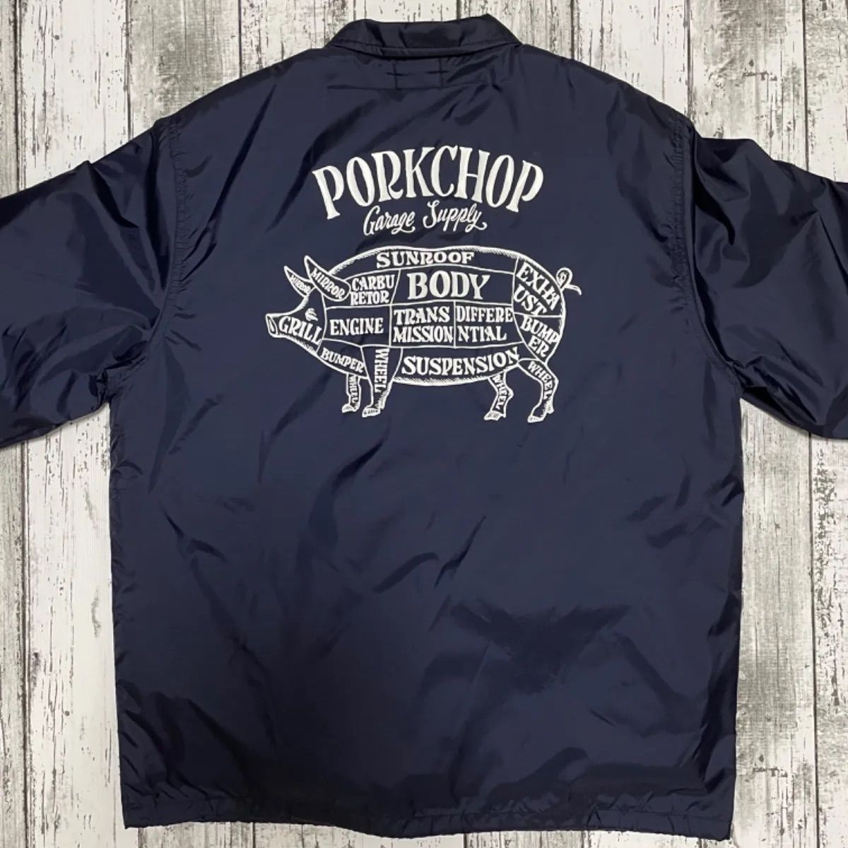 一部予約販売中】 PORKCHOPポークチョップ ボアコーチジャケットXL