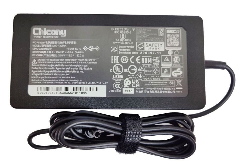 純正 MSI 120W 20V 6A MSI GF63 Asus K3500PC K3500PH M3500QC